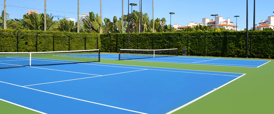Fisher Island tennis courts