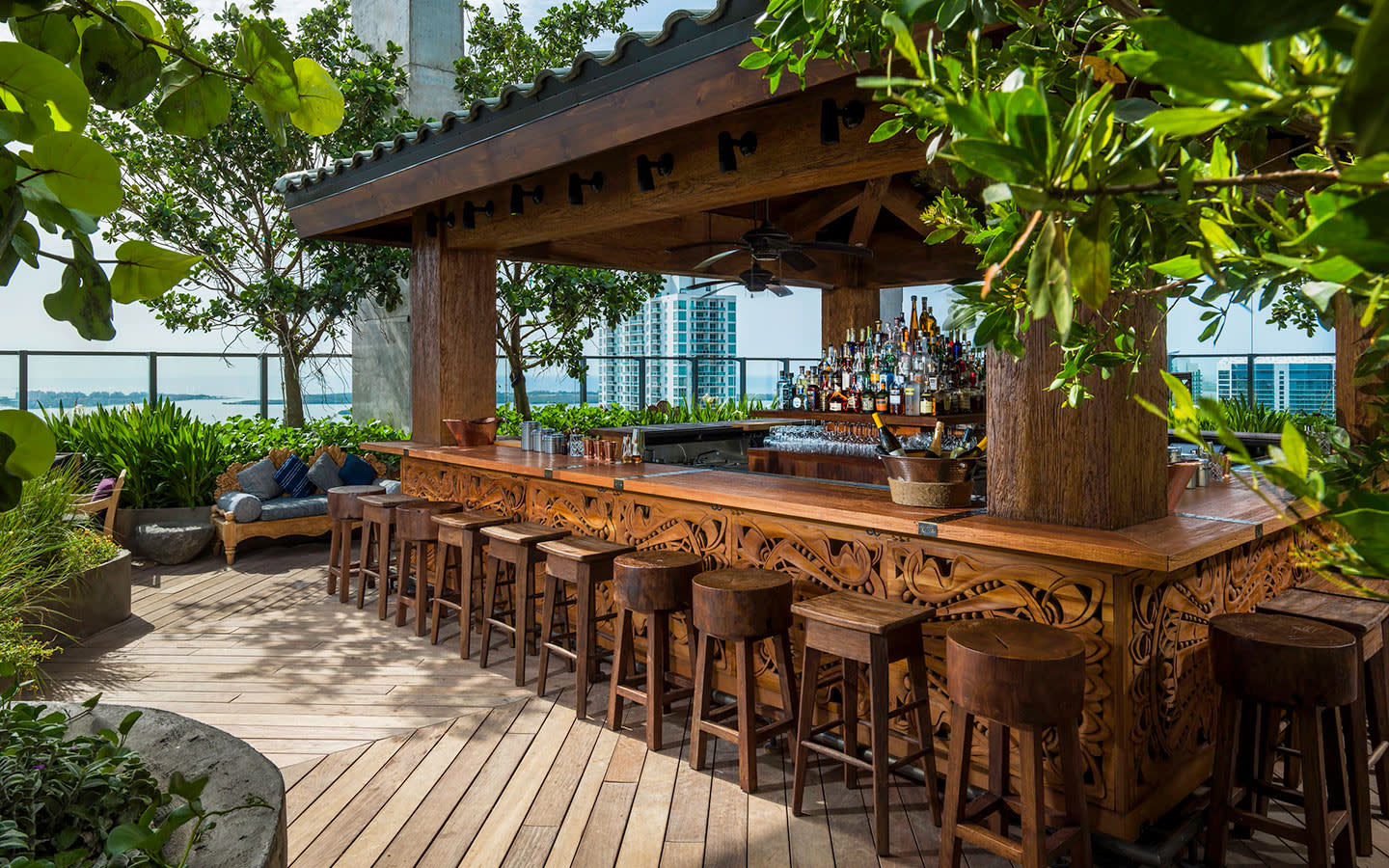 Sugar rooftop bar Brickell