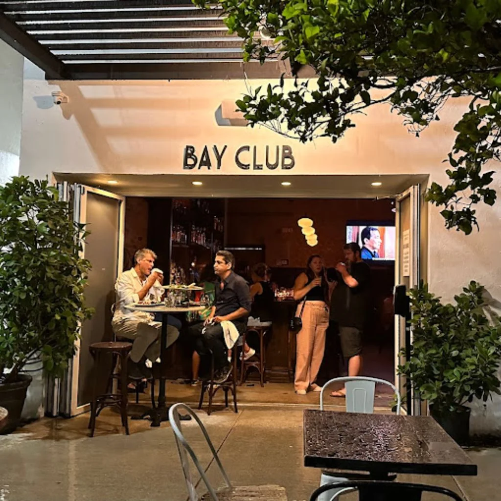 Bay Club Sunset Harbour Miami Beach — casual waterfront bar